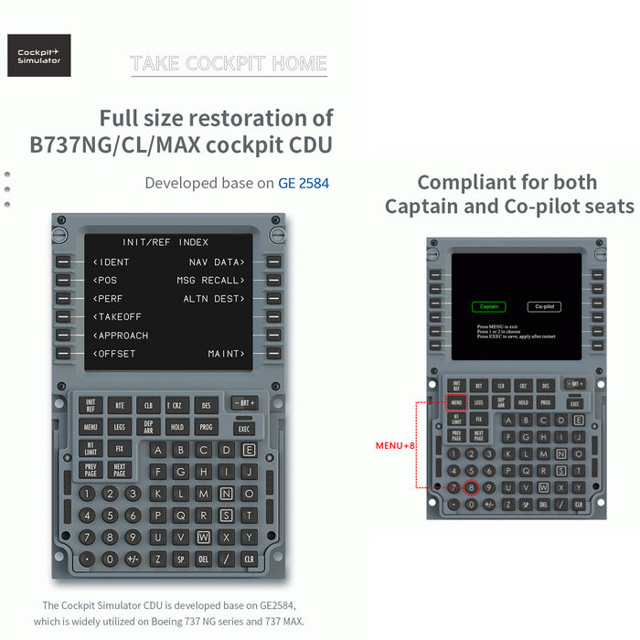 CS 737X CDU