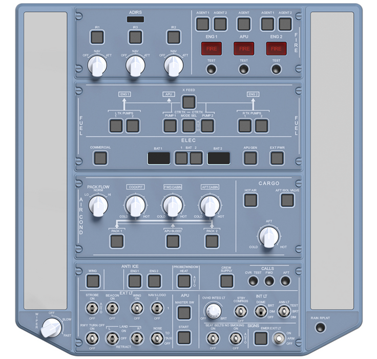 A320 Overhead Panel