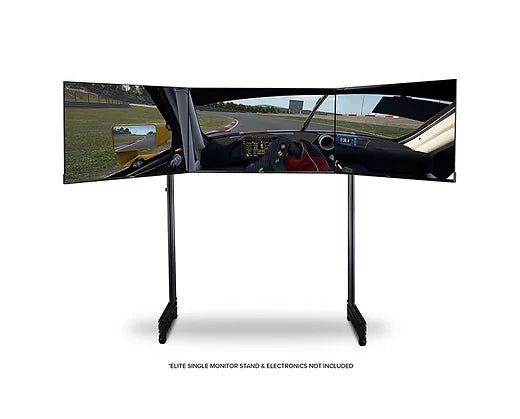 Elite Freestanding Triple Monitor Stand Add on Carbon